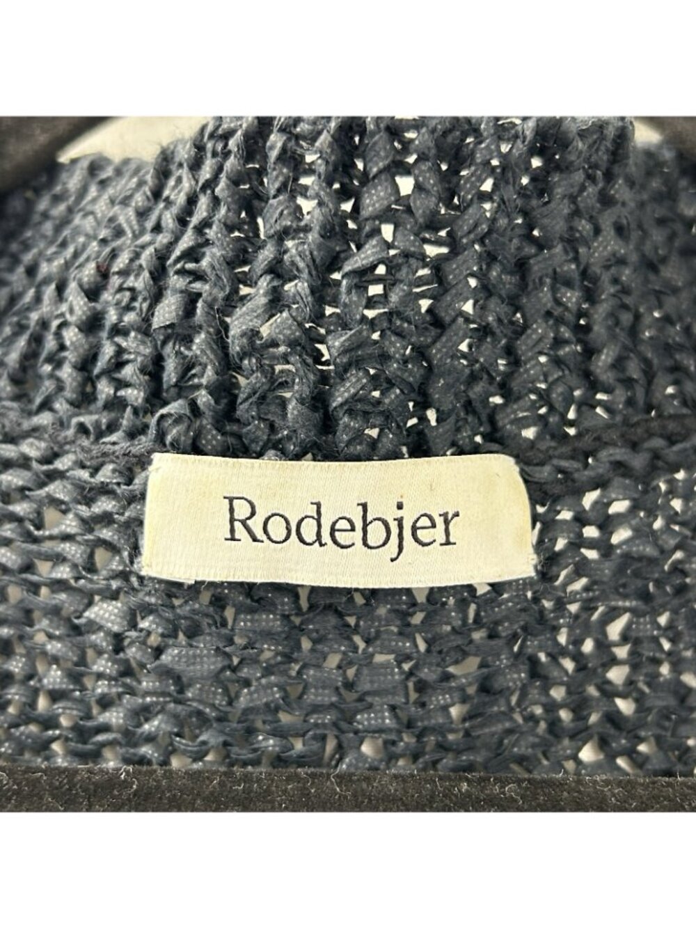 Rodebjer Knotted Open-Knit Sweater Womens XS V-neck Side-Tie Detail Long Sleeve - Picture 11 of 16